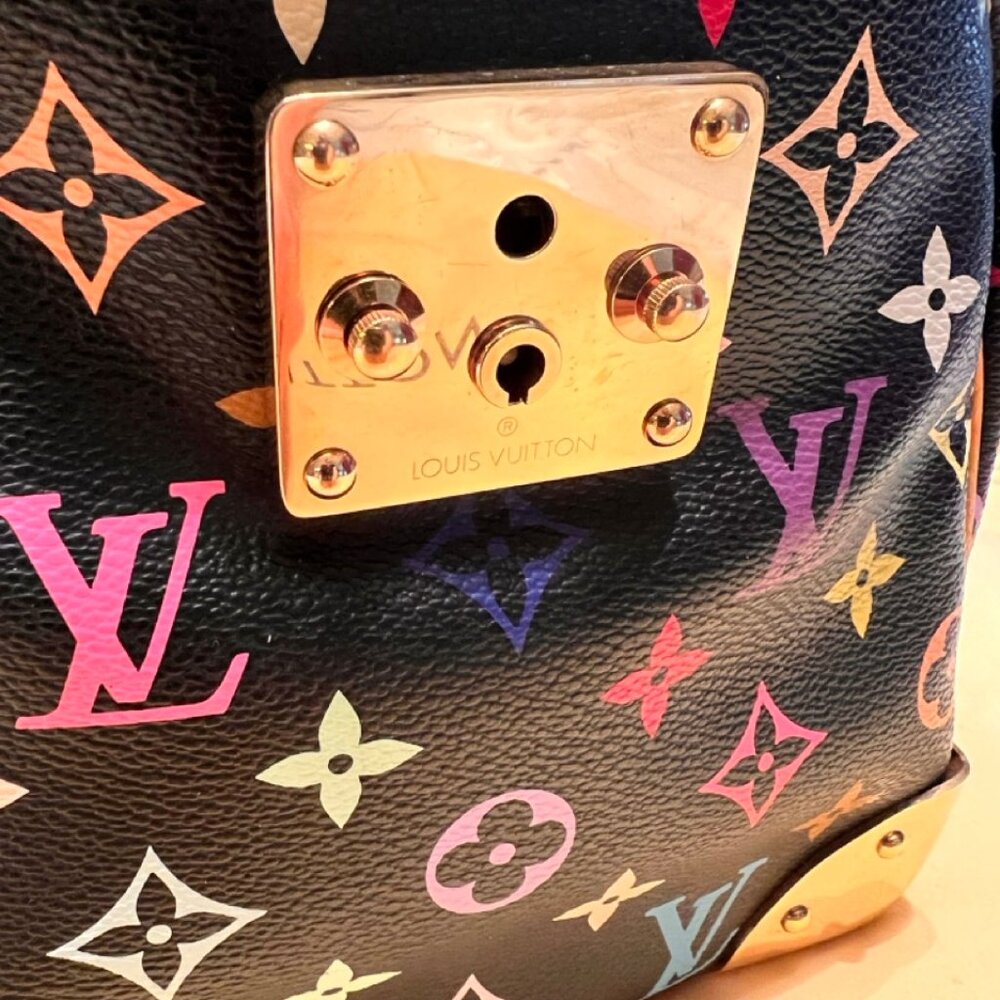 Authentic Louis Vuitton Multi Color Speedy 30 - Picture 9 of 15